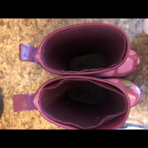 Hatley Toddler Girls Apple Rain Boots, sz 6 - Picture 4 of 6